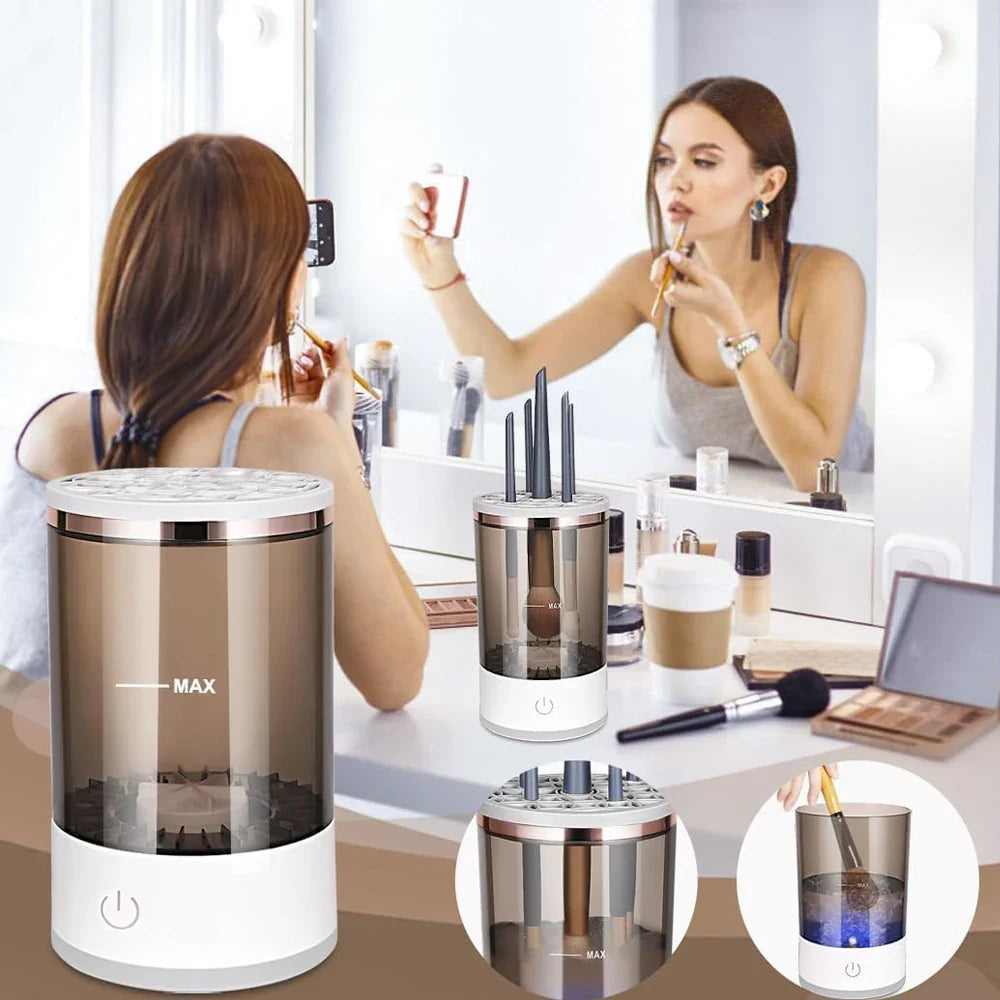 Automatic Makeup Brush Cleaner 