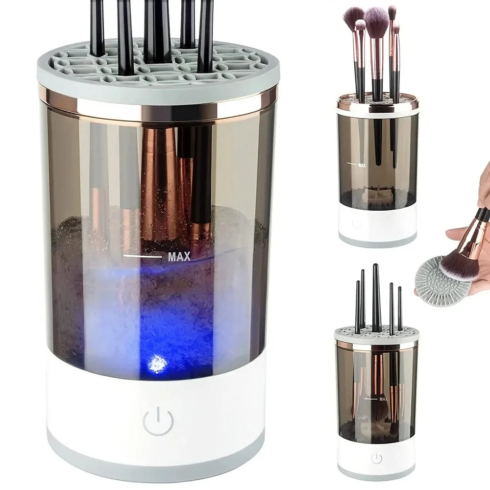 Automatic Makeup Brush Cleaner 