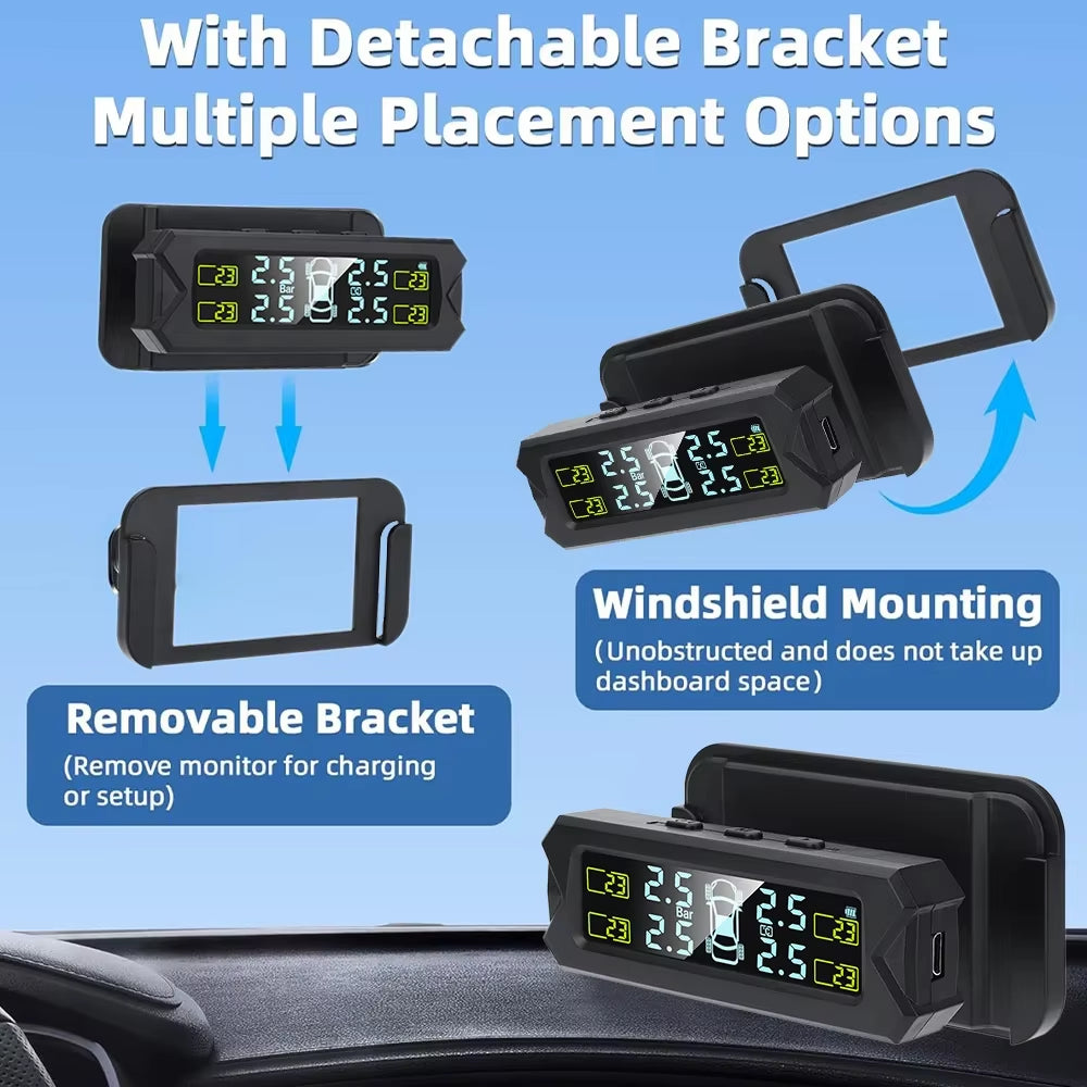 Auto Tire Pressure Monitoring System Digital Display